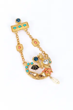 Cascading Mermaid Brooch