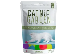 Catnip Garden - Plush Puffs with Organic Catnip