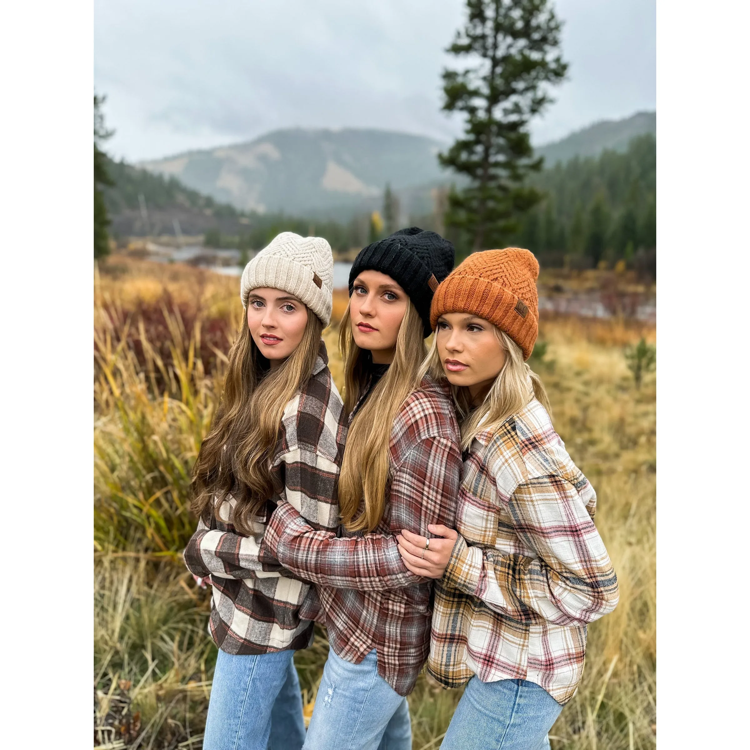 C.C Beanie CrissCross Cuff Beanie