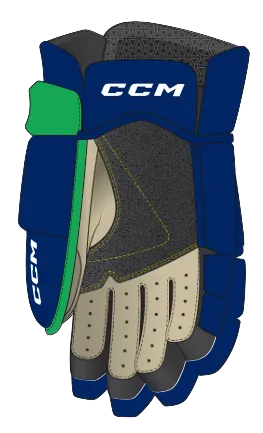CCM Custom Hollyburn Huskies Glove - Youth