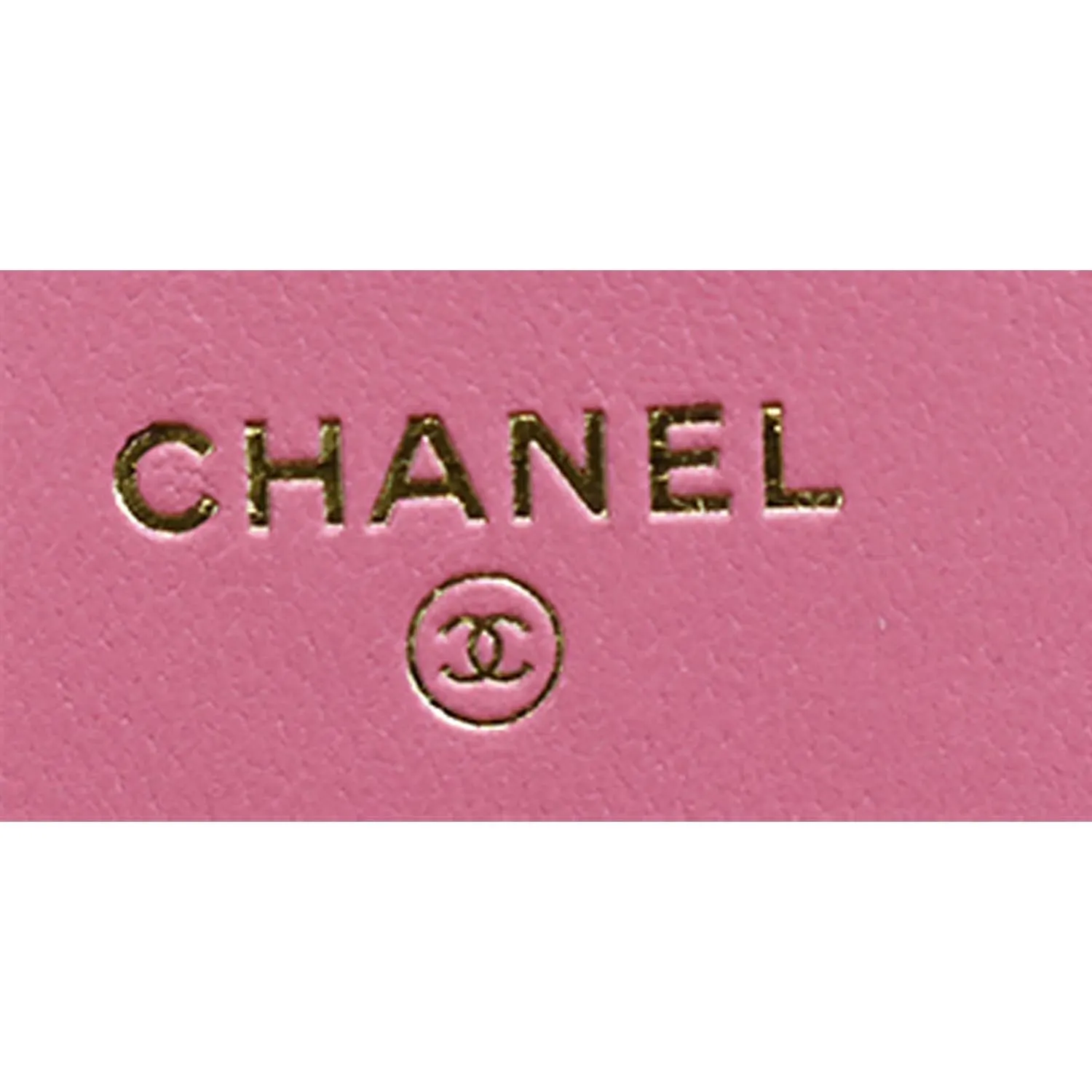 CHANEL 19 CC WOC Leather Wallet On Chain Crossbody Bag Pink