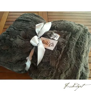 CHARCOAL BELLA COUTURE THROW