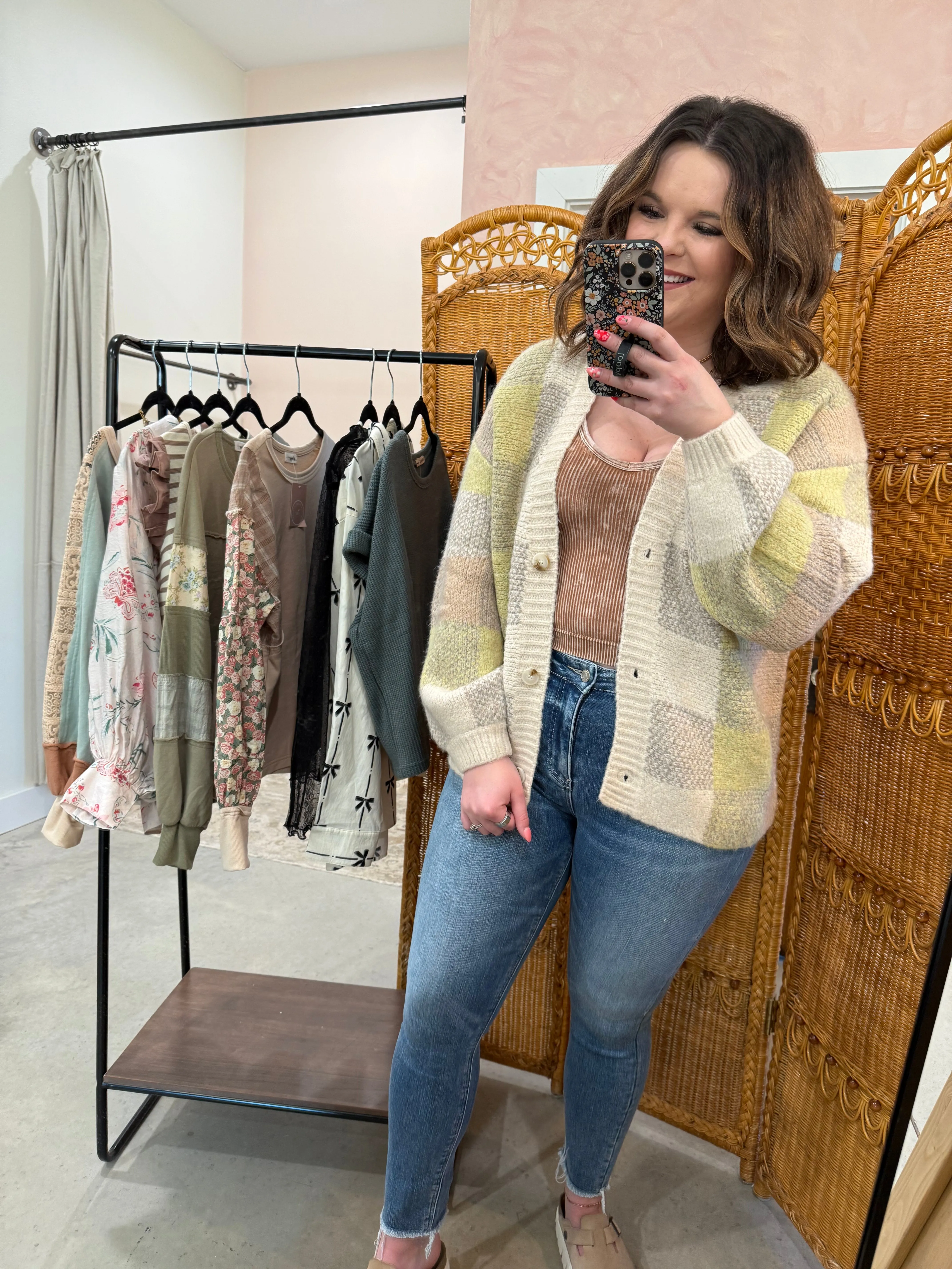 Check Yes Or No Cardigan