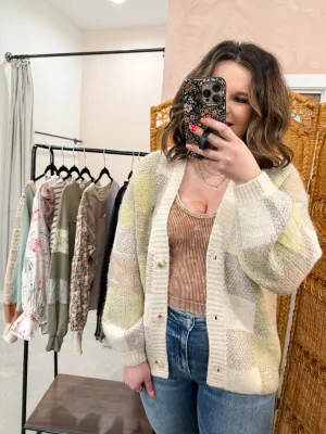 Check Yes Or No Cardigan