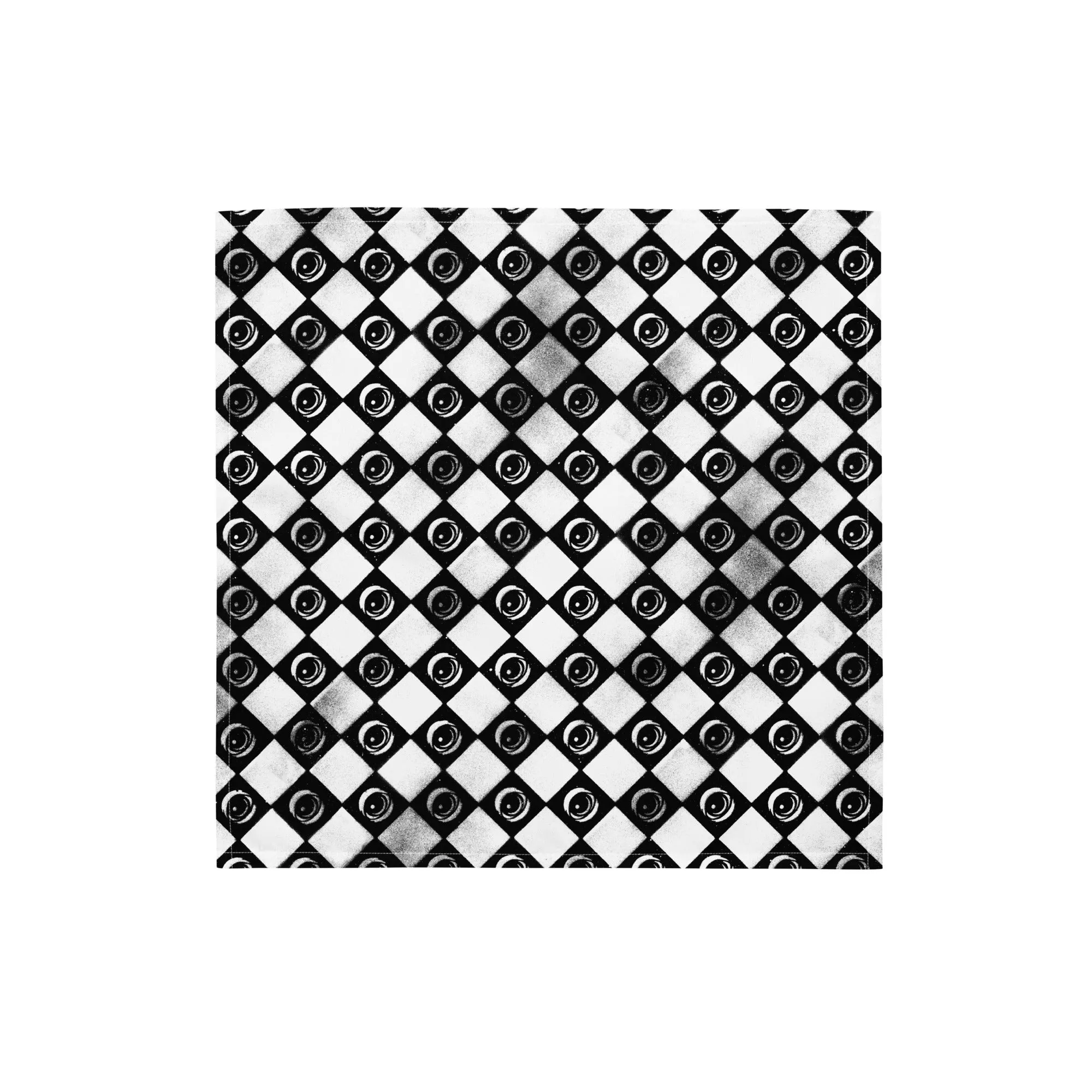 Checkered Eyez - All-over print bandana