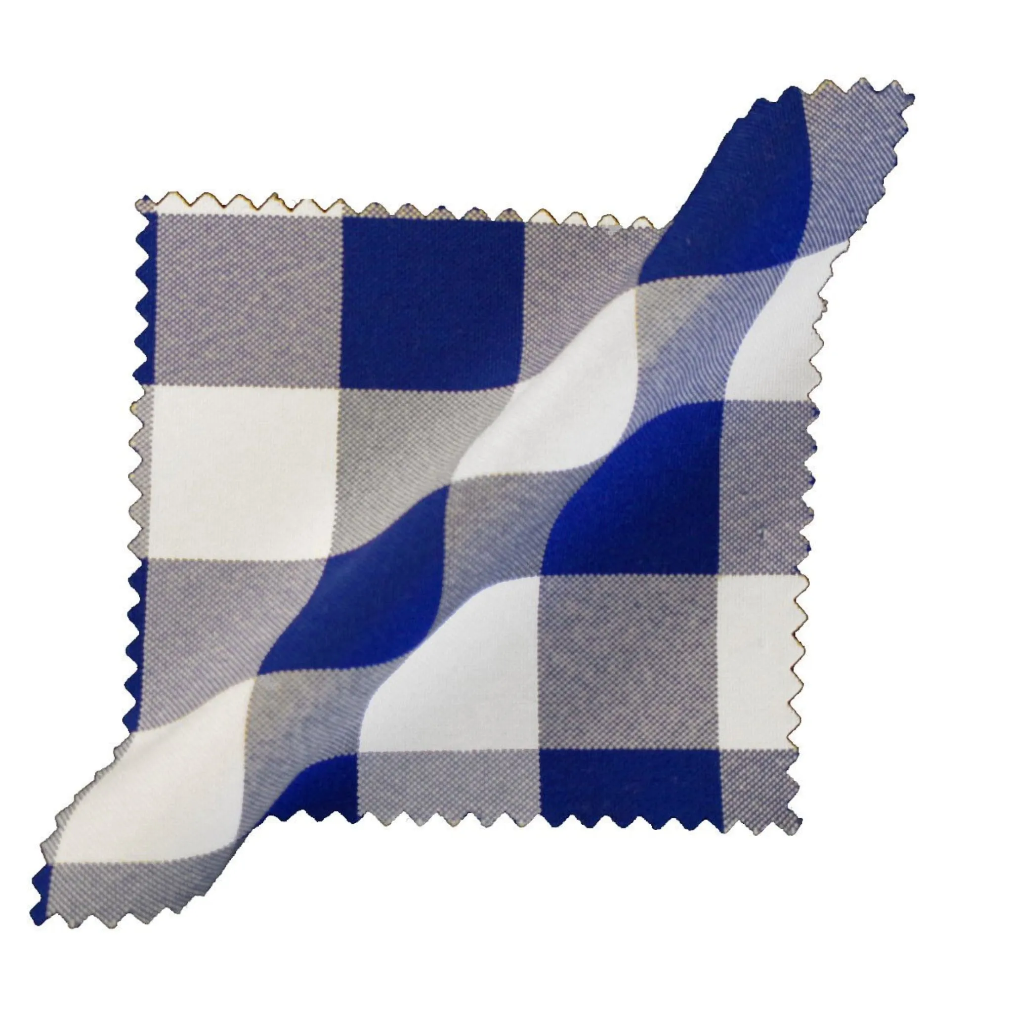 Checkered Fabric Sample 4 by 4-Inch