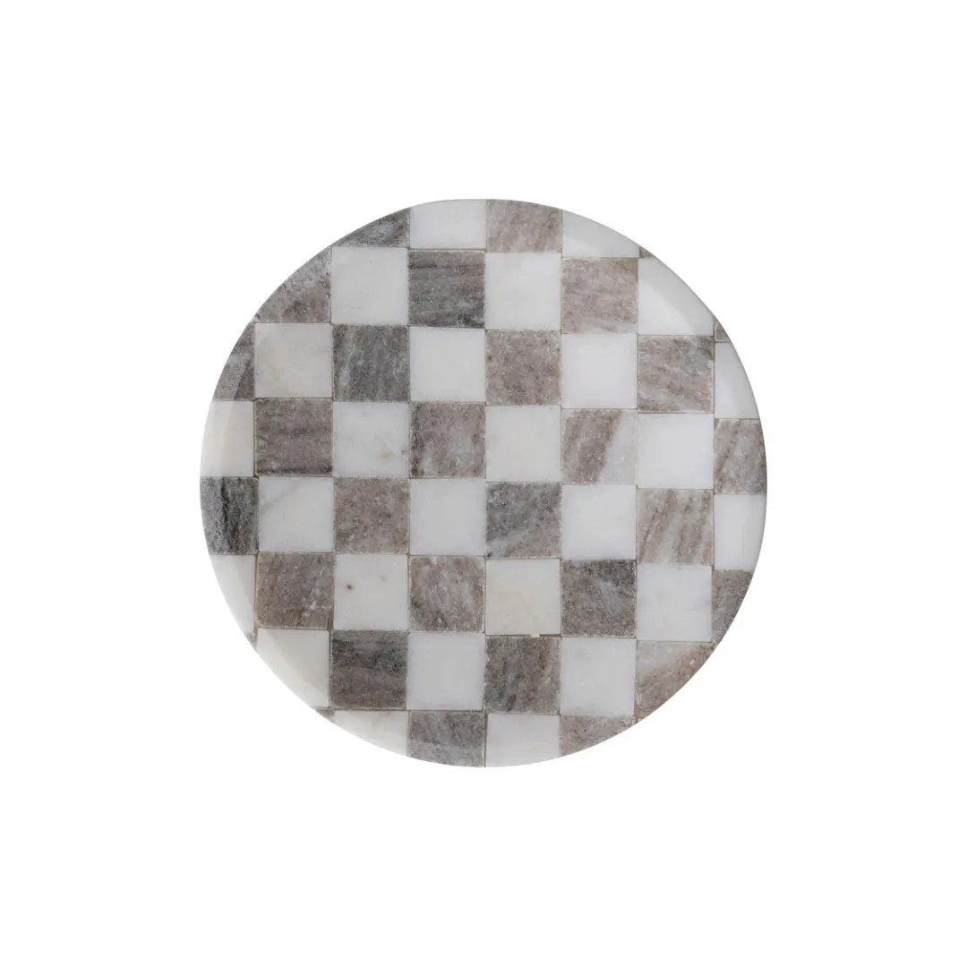 Checkered Marble Tray