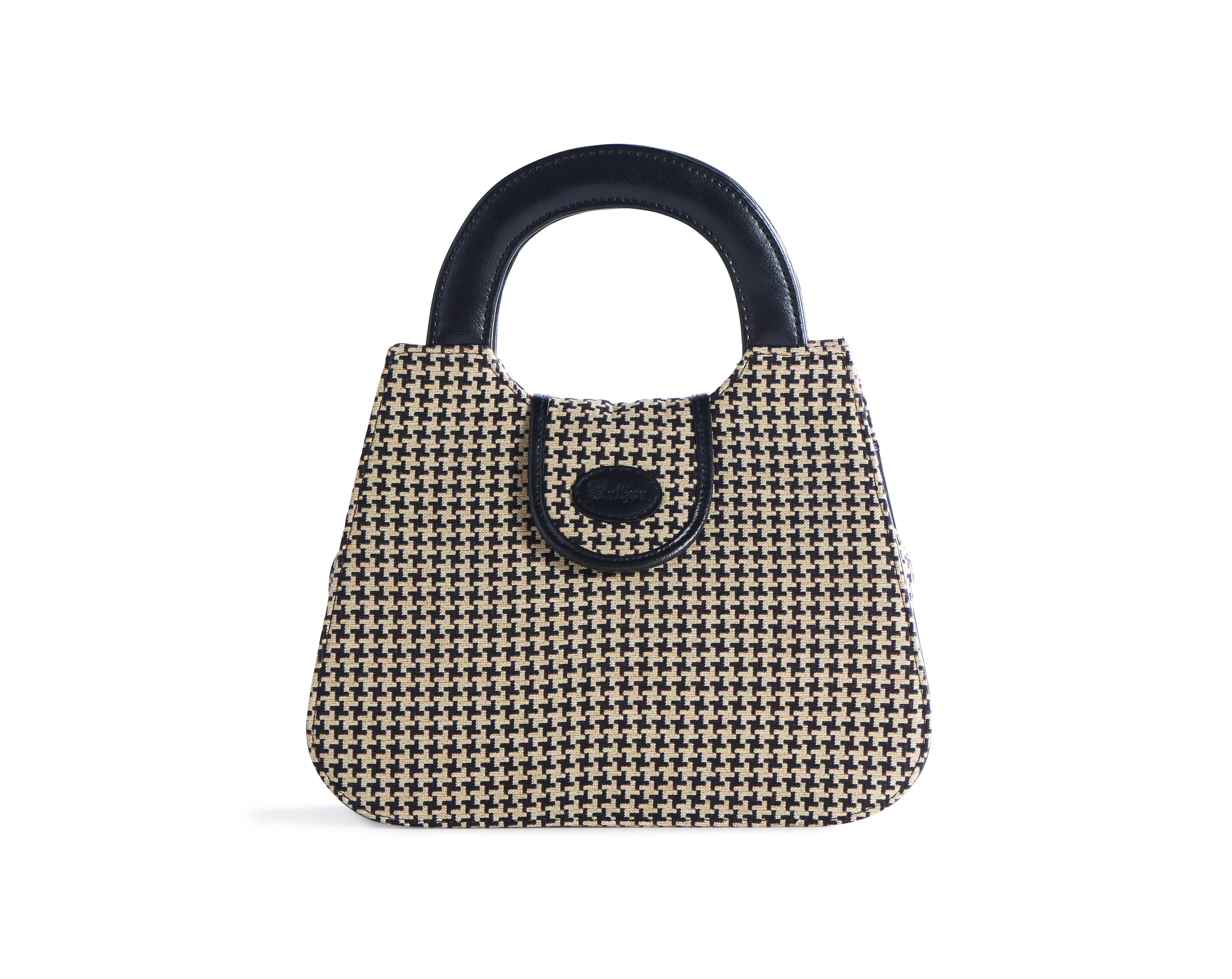 Chequer Houndstooth Loop Purse