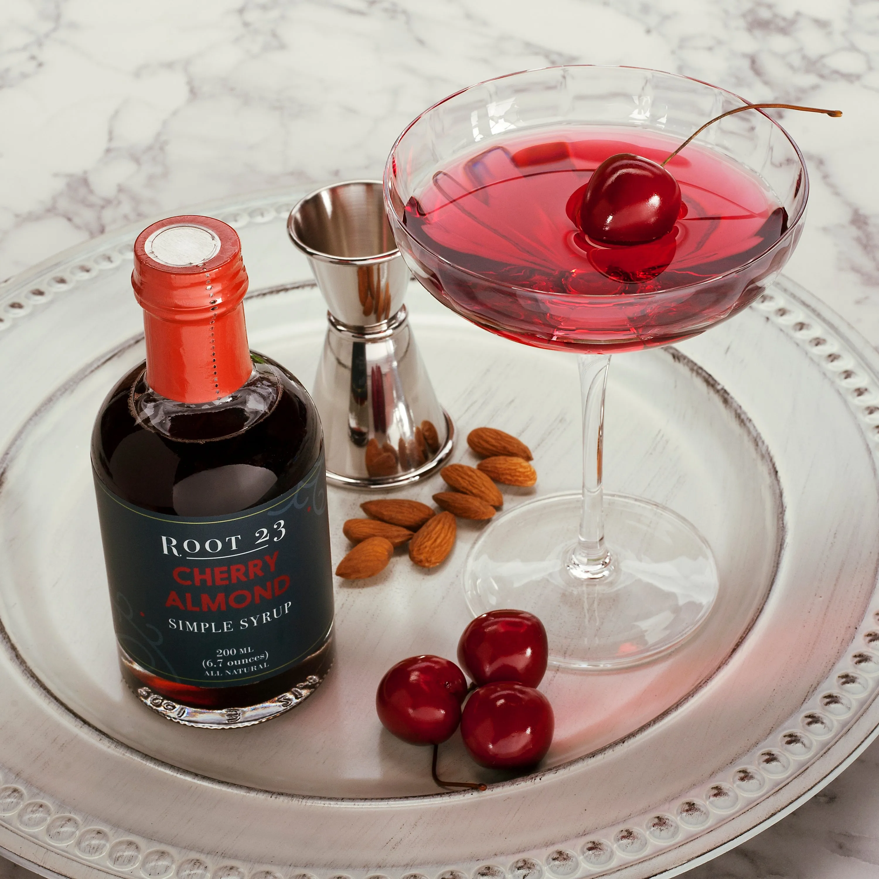 Cherry Almond Simple Syrup