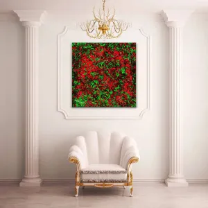 Cherry Raspberry Fields  (Embellished-Hand Signed by the Artist)