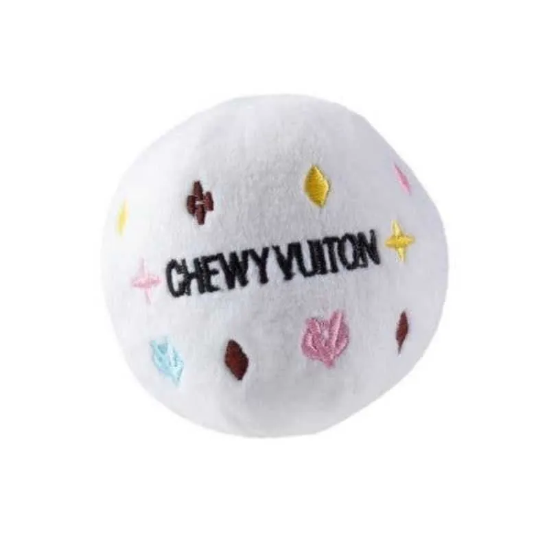 Chewy Ball Plush Dog Toy