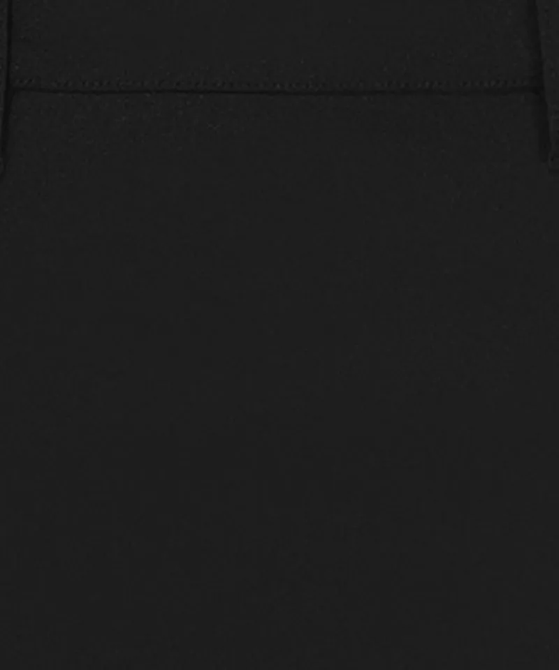 CHUCUCHU Diagonal Slit Skirt - Black