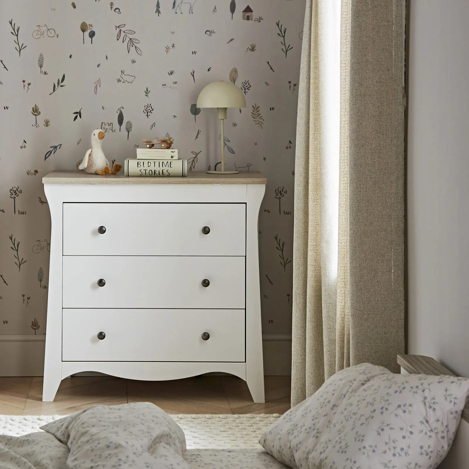 CLARA 3 DRAWER DRESSER & CHANGER