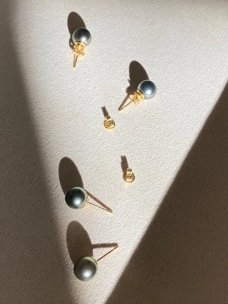 Classic Tahitian Pearl Studs