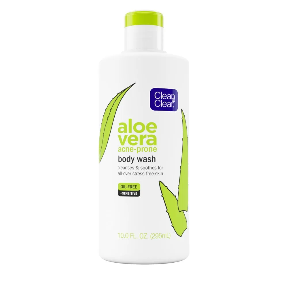 Clean & Clear Aloe Vera Body Wash for Acne-Prone Skin