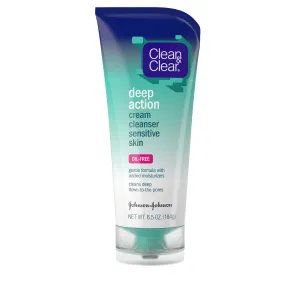 Clean & Clear Deep Action Cream Cleanser Sensitive Skin