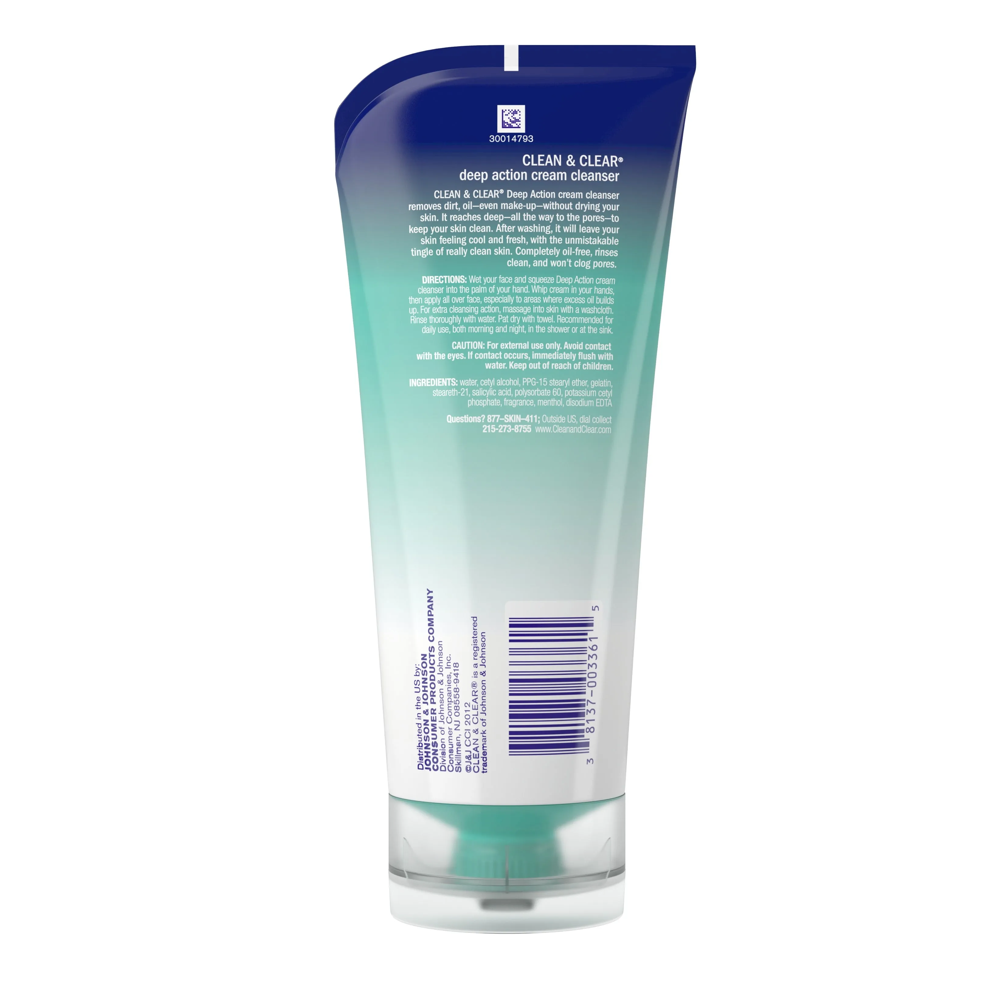 Clean & Clear Deep Action Cream Cleanser