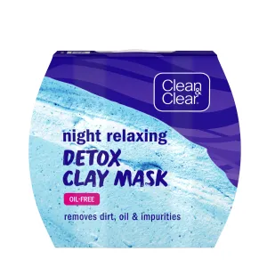 Clean & Clear Night Relaxing & Purifying Clay Face Mask, 1.7 Oz