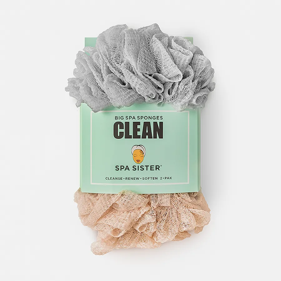 Clean Big Spa Sponges
