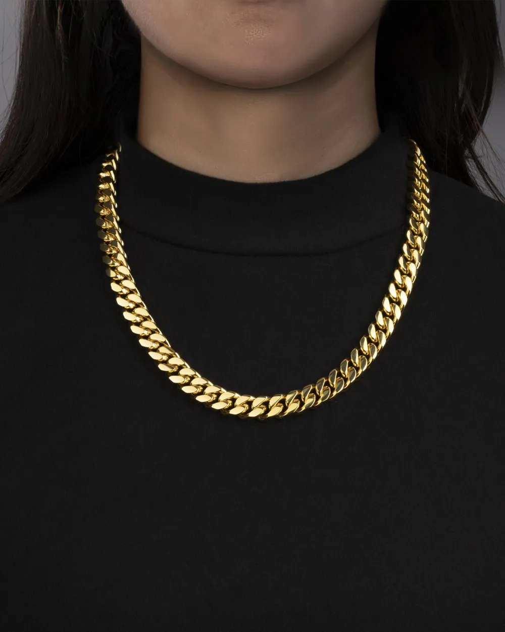 CLEAN BOXED CUBANA CHAIN. - 11MM GOLD