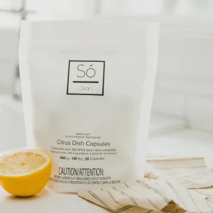 Clean - Citrus Dish Capsules - SALE (DEFECTIVE)