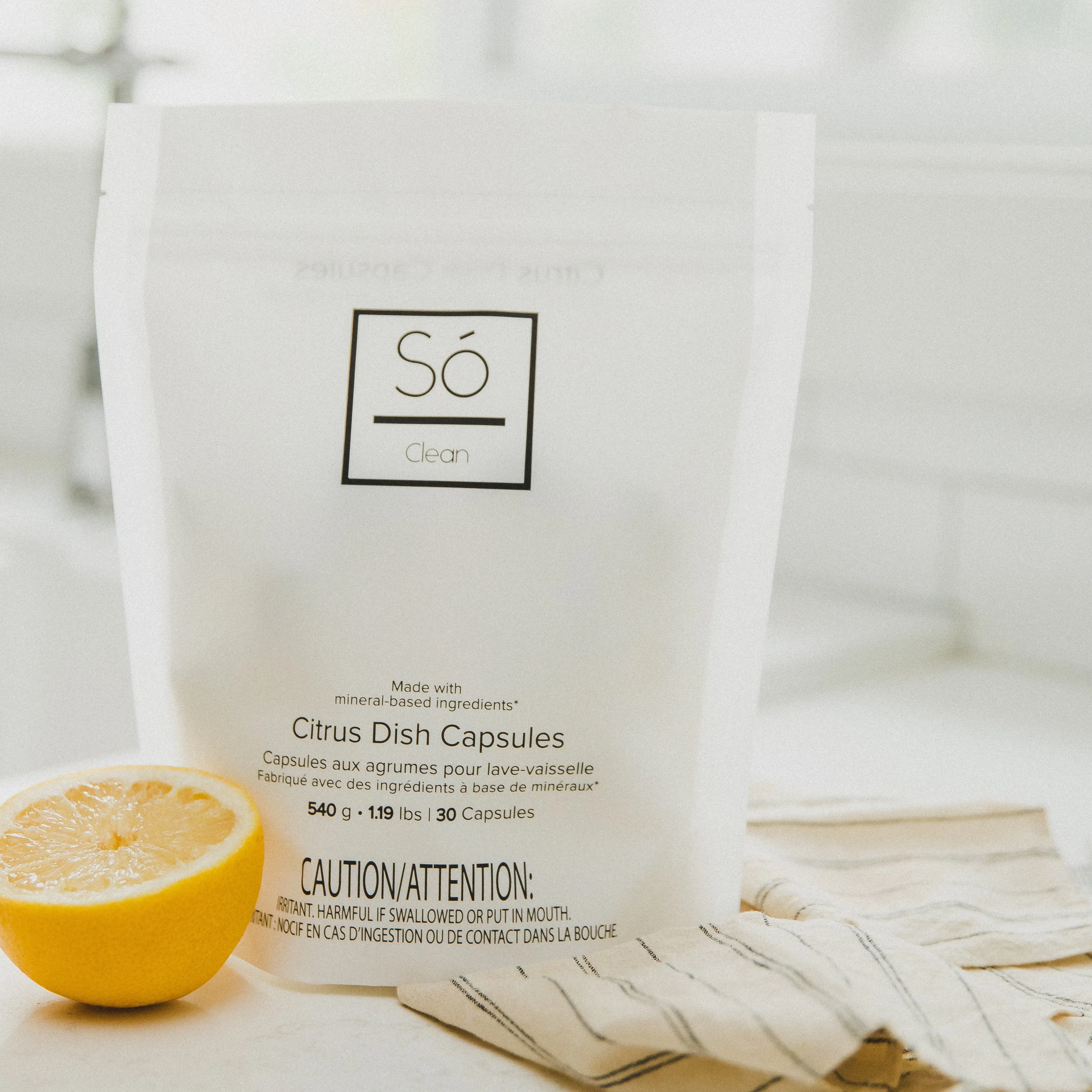 Clean - Citrus Dish Capsules - SALE (DEFECTIVE)