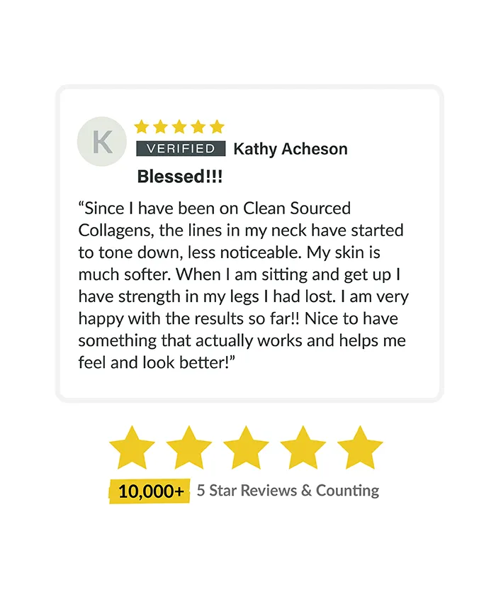 Clean Sourced Collagens | 15 servings