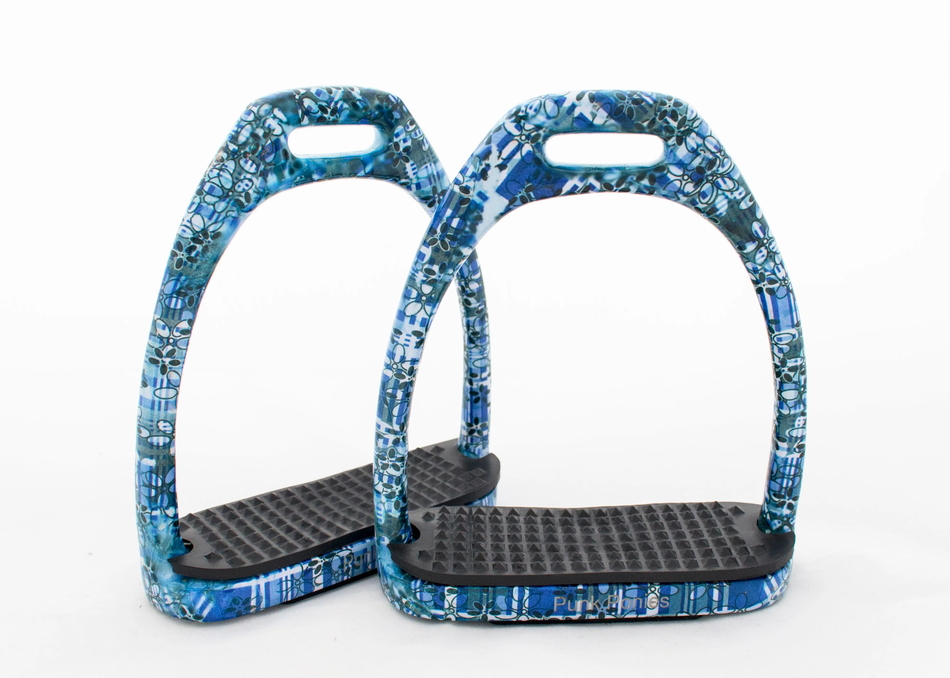 CLEARANCE Patterned Stirrups - Aluminium