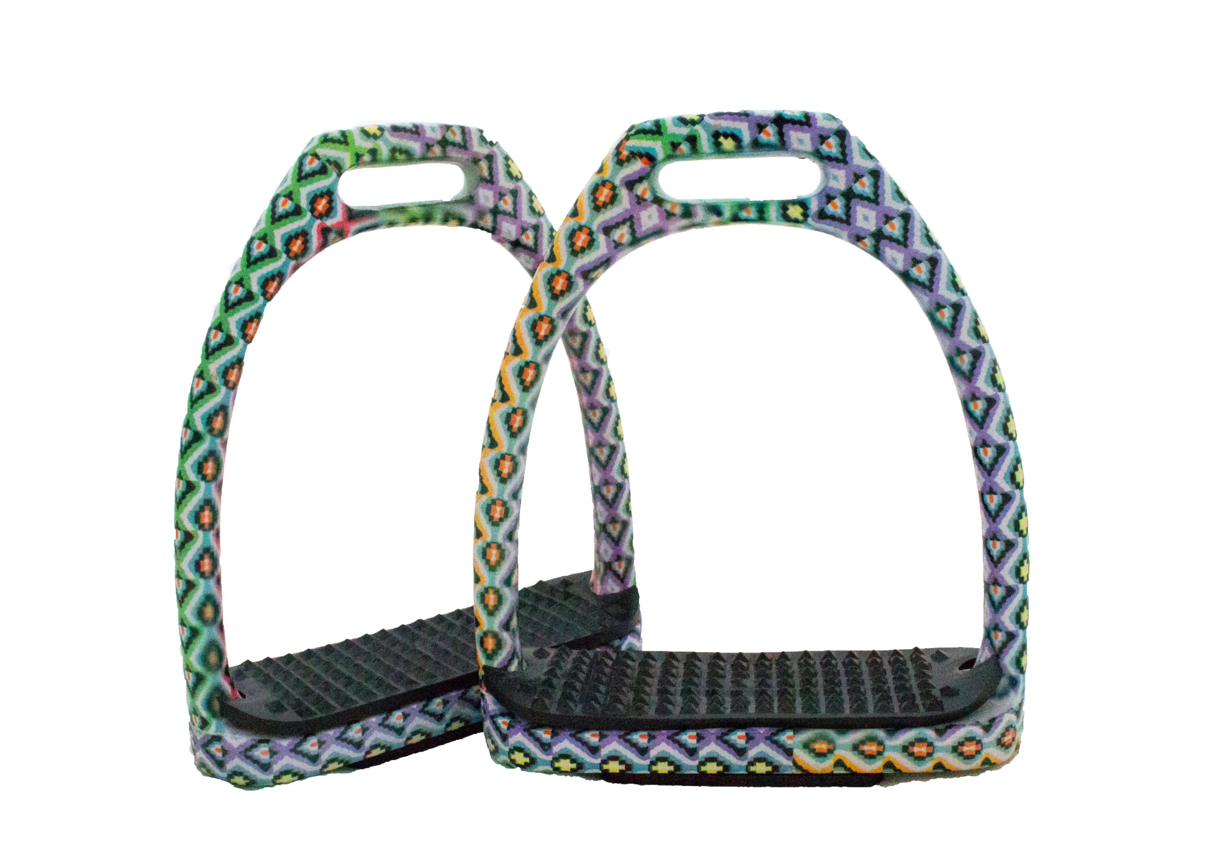 CLEARANCE Patterned Stirrups - Aluminium