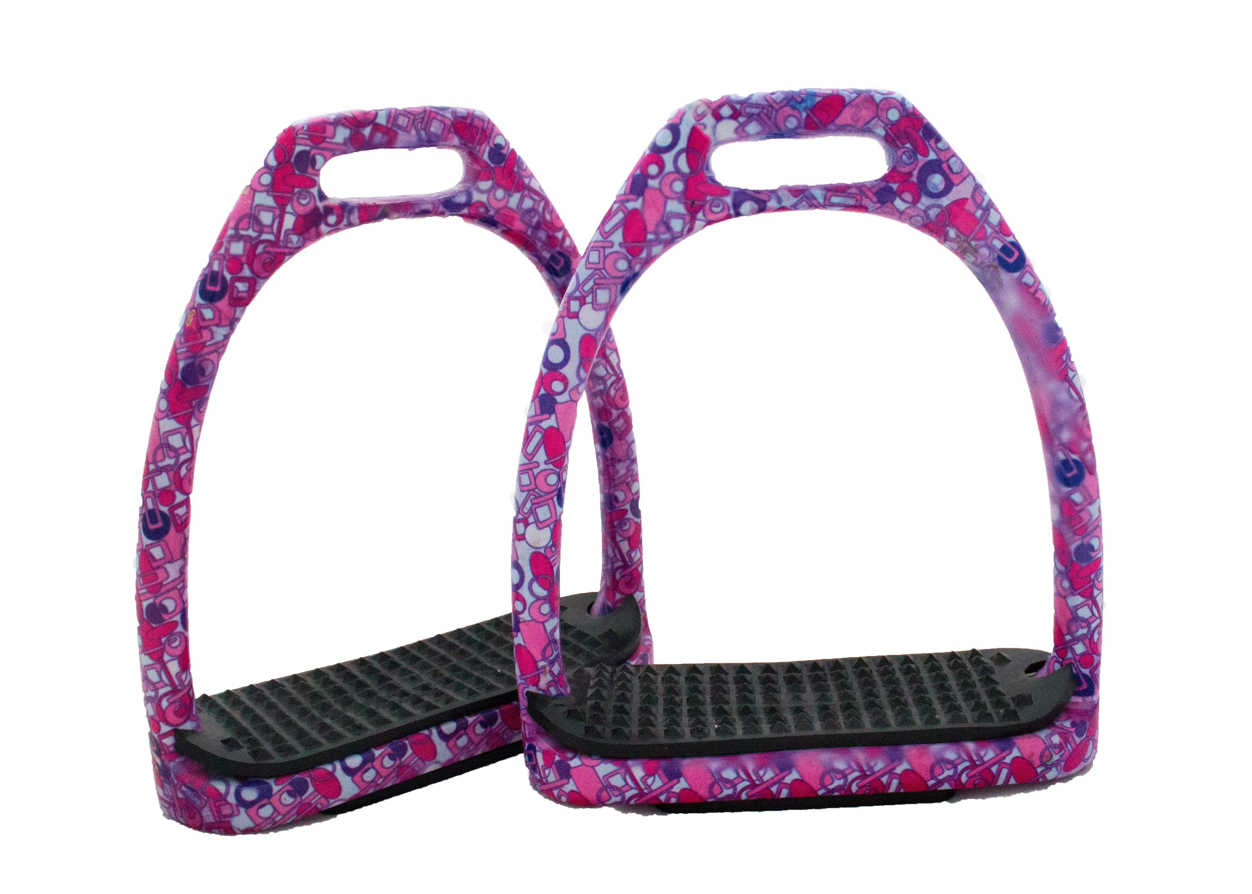 CLEARANCE Patterned Stirrups - Aluminium