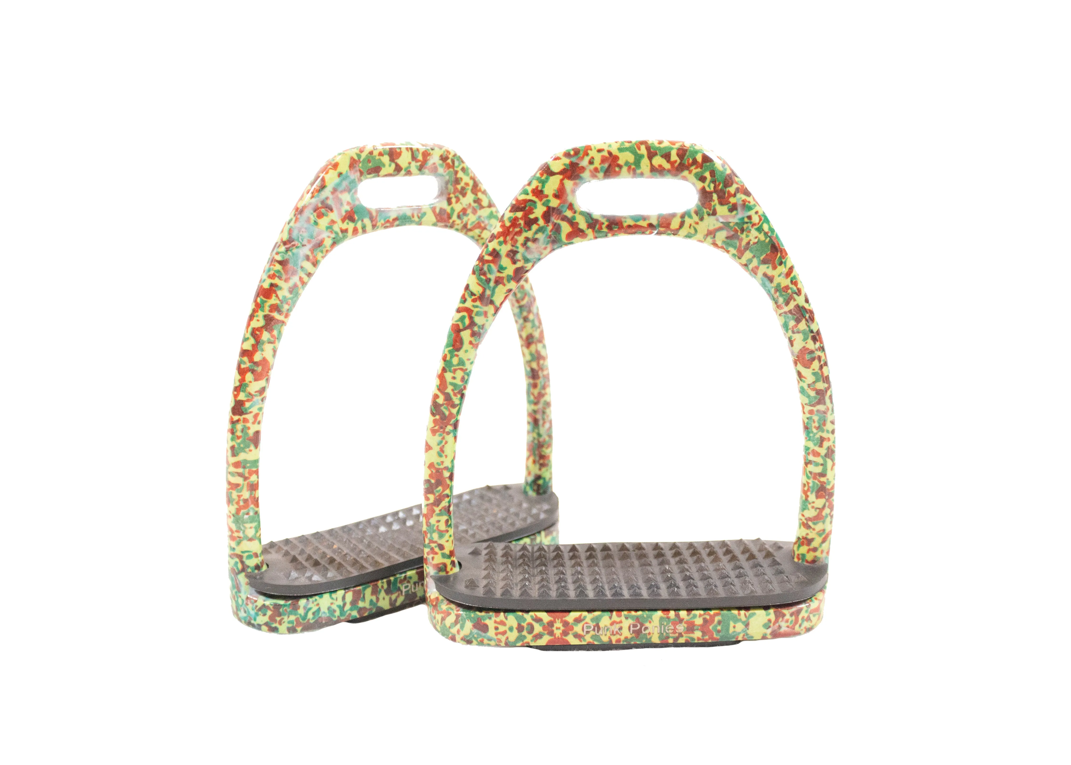 CLEARANCE Patterned Stirrups - Aluminium