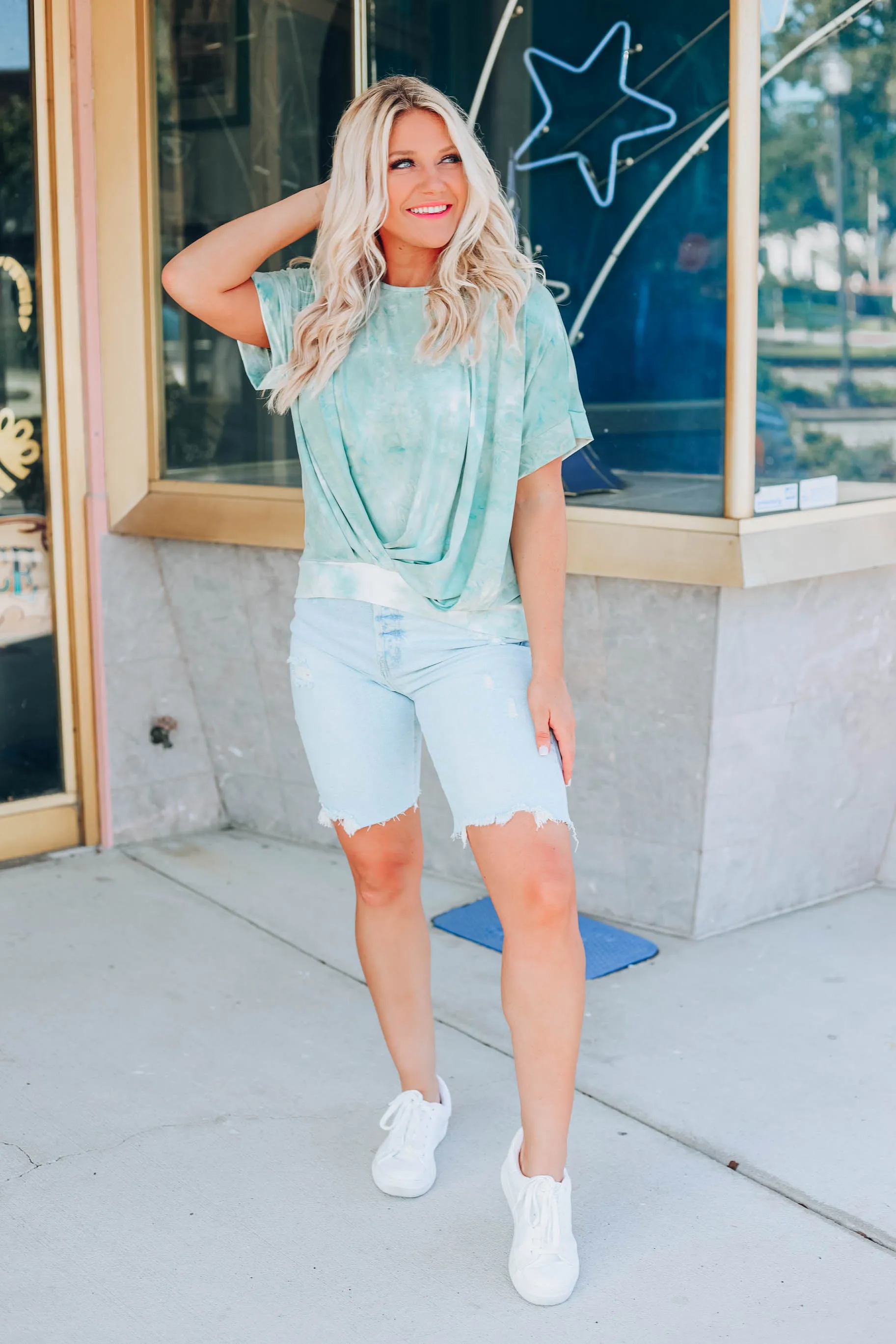 Color Of Money Tie Dye Top - S-3X