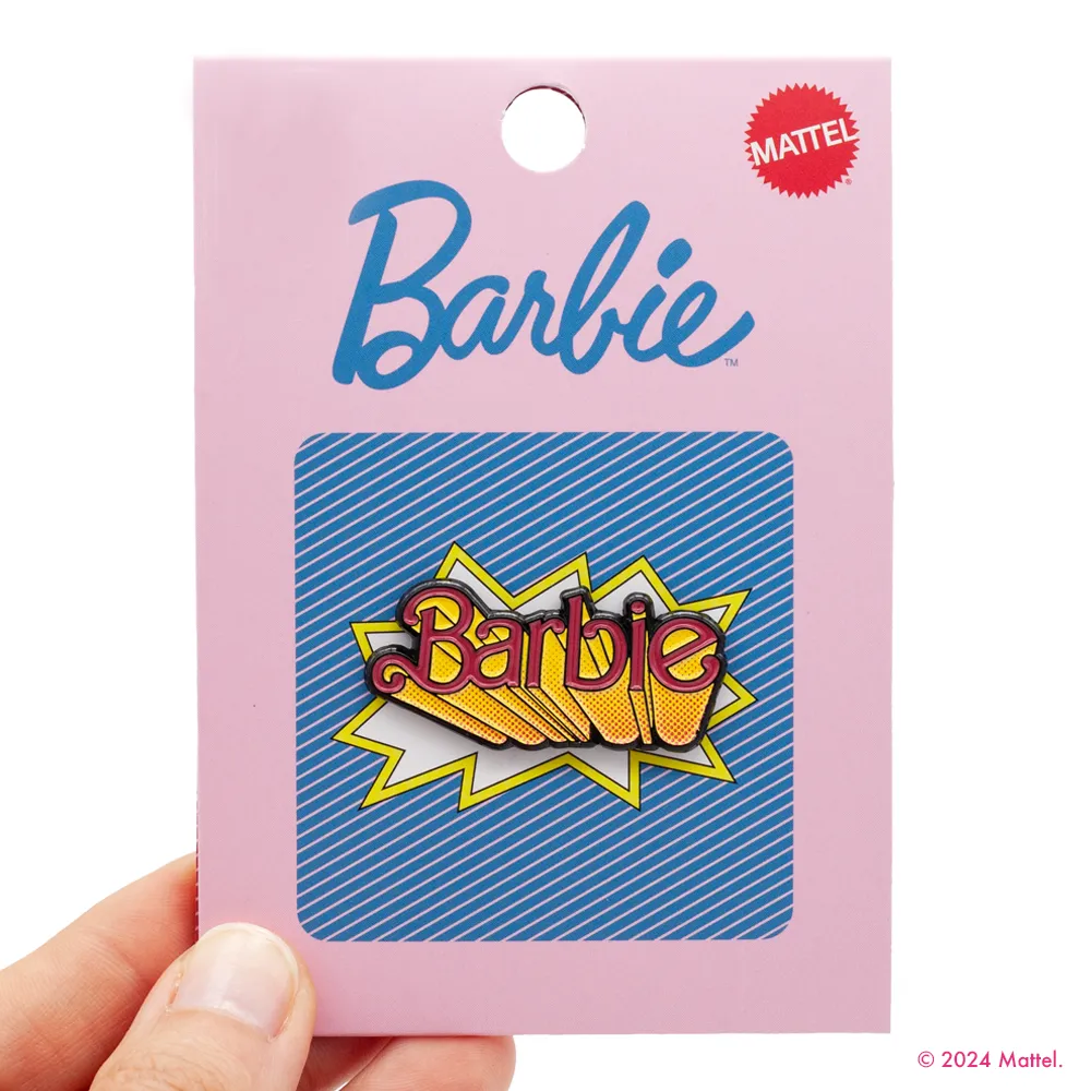 Comic Book Barbie™ Logo Enamel Pin (SDCC)
