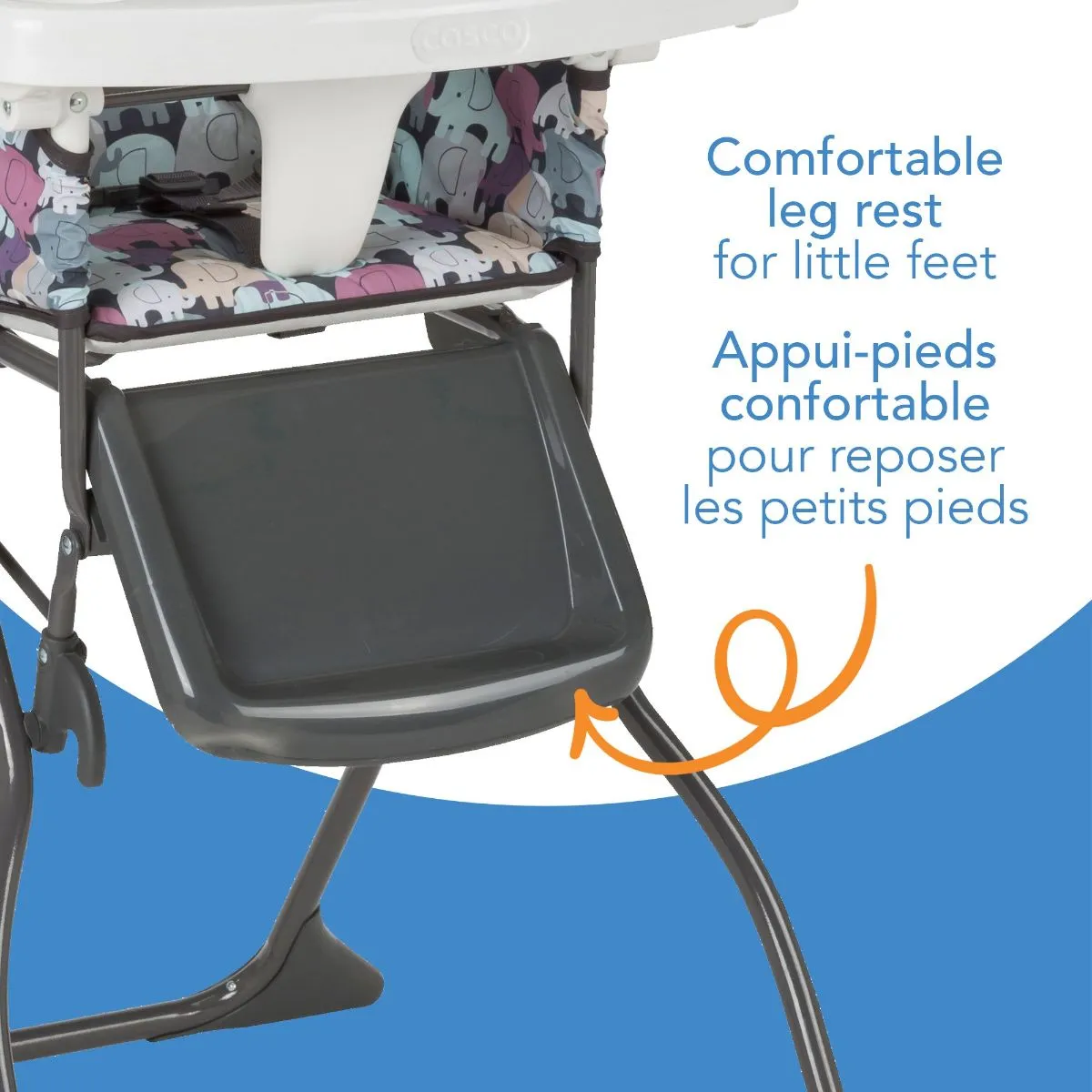 Cosco SimpleFold High Chair - Elephant Puzzle