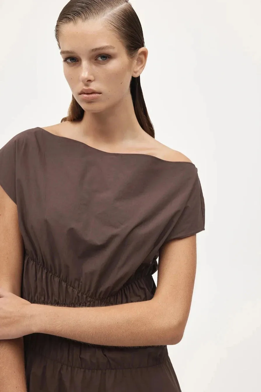 Costa Dress Chocolate
