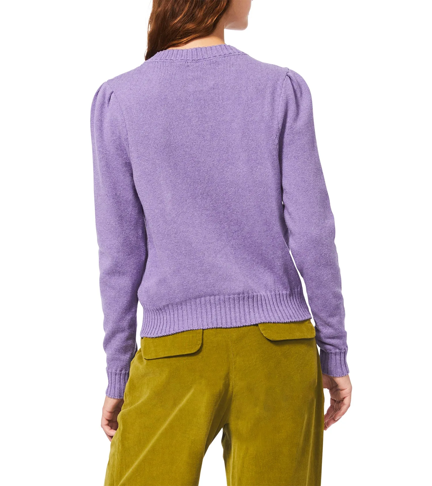 Cotton Puff Sleeve Laursie Cardigan