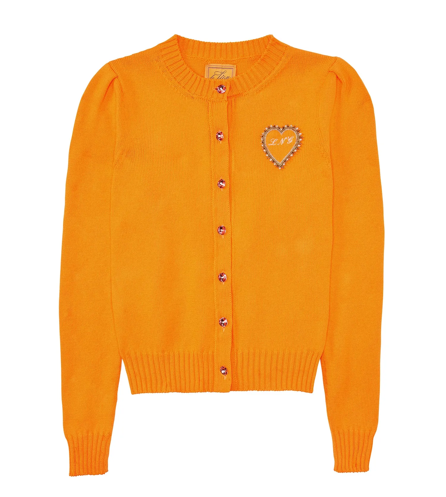Cotton Puff Sleeve Laursie Cardigan