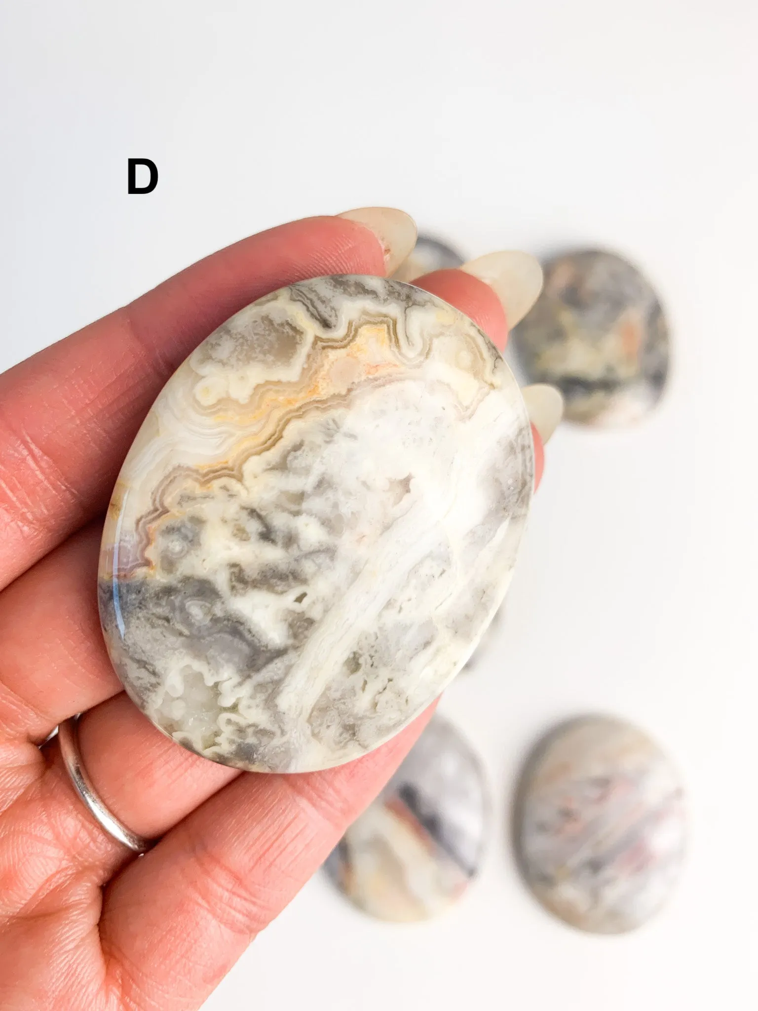 Crazy Lace Agate Worry Stones