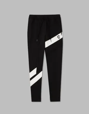 CRONOS DIAGONAl STRIPE LONGPANTS【BLACK】