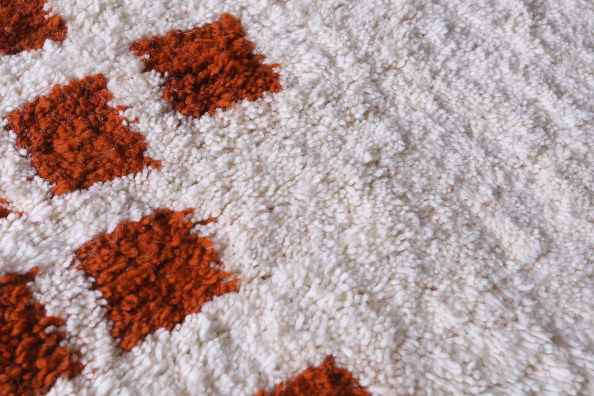 Custom area rug - Checkered rug - Moroccan Wool rug