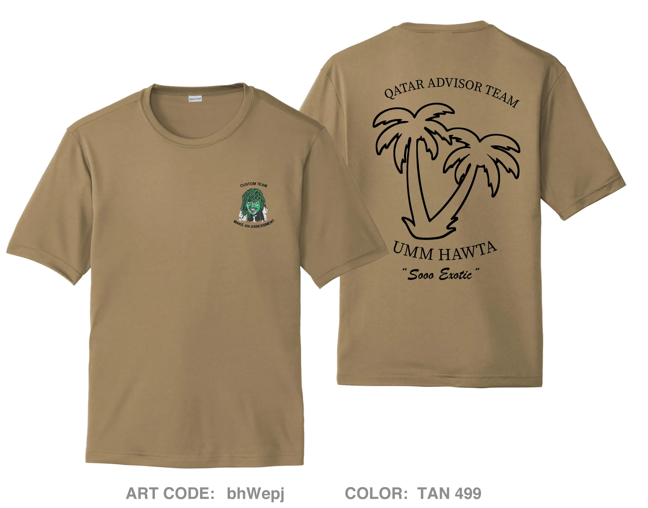 CUSTOM Arrow Co. 2nd BN 3rd SFAB Hi-Tech Performance Unisex SS Tee - bhWepj