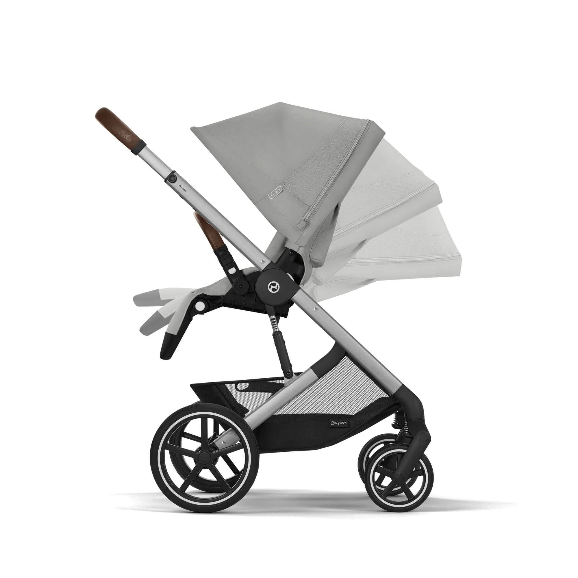Cybex Balios S Lux Essential Bundle in Silver/Stone Grey