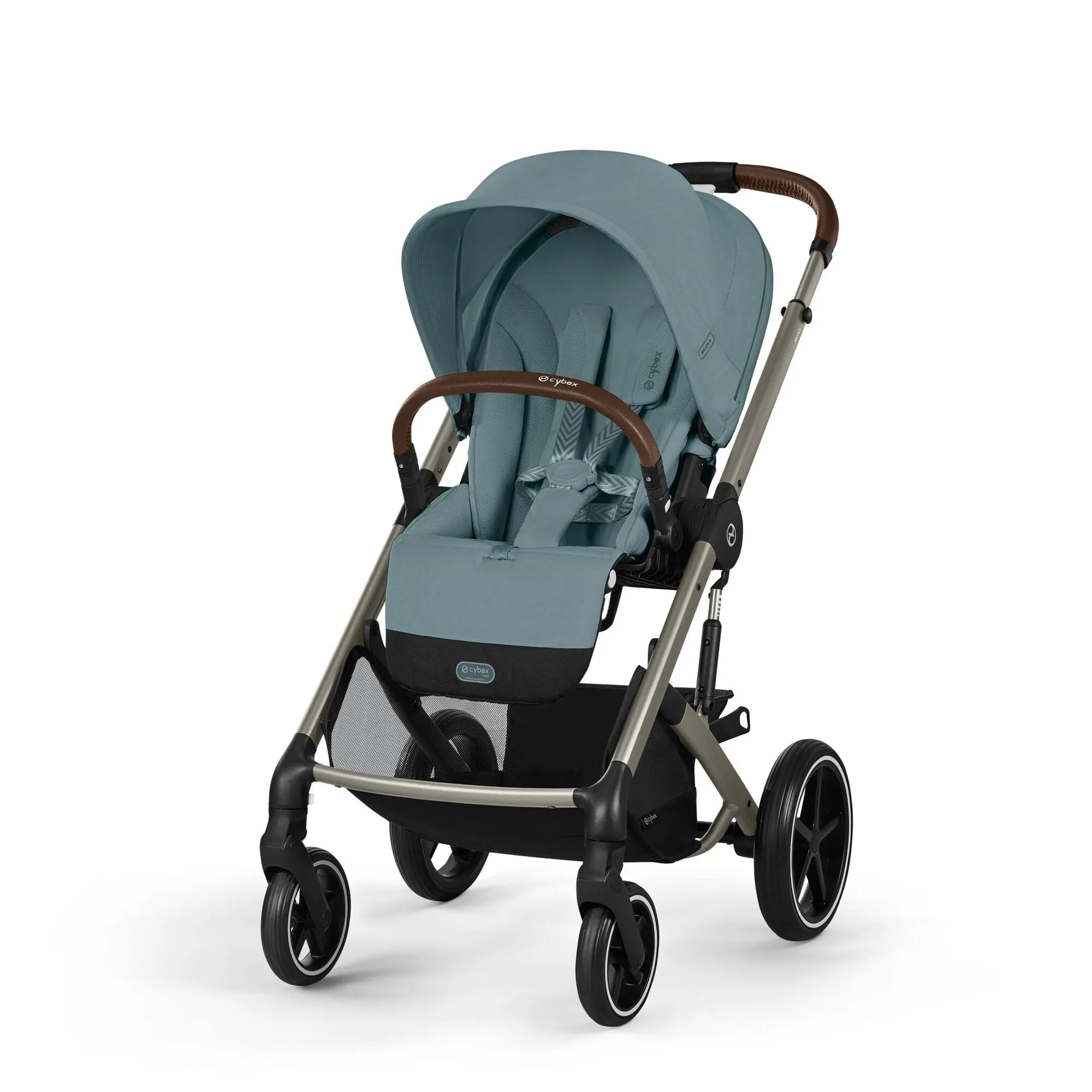 Cybex Balios S Lux Essential Bundle in Taupe/Stormy Blue