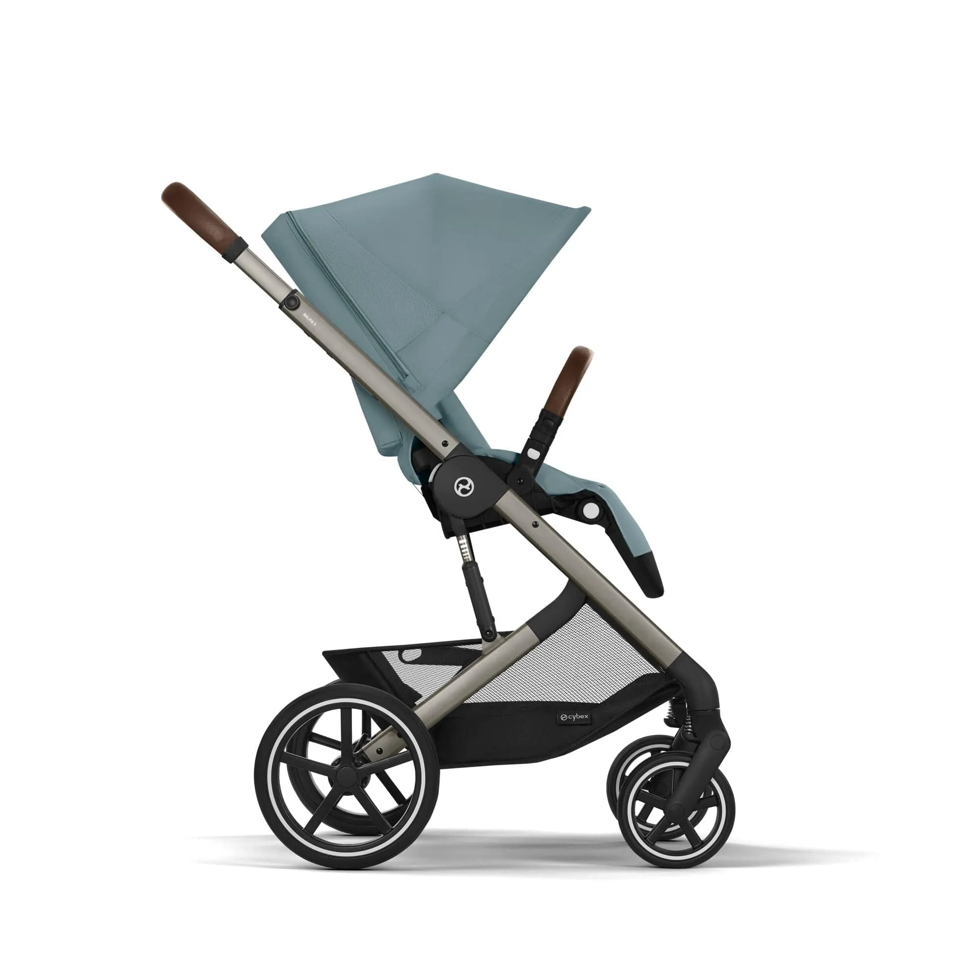Cybex Balios S Lux Essential Bundle in Taupe/Stormy Blue