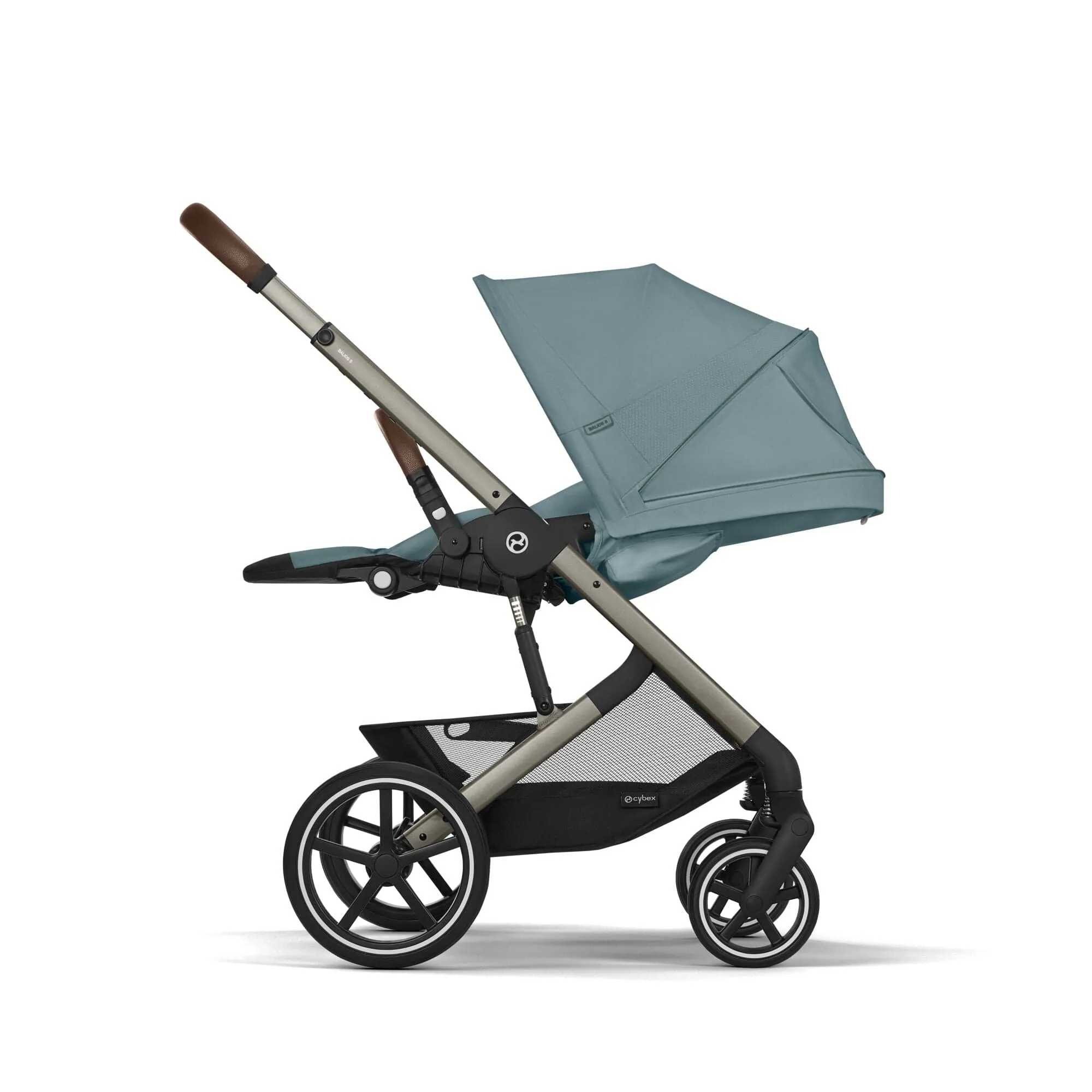Cybex Balios S Lux Luxury Bundle in Taupe/Stormy Blue