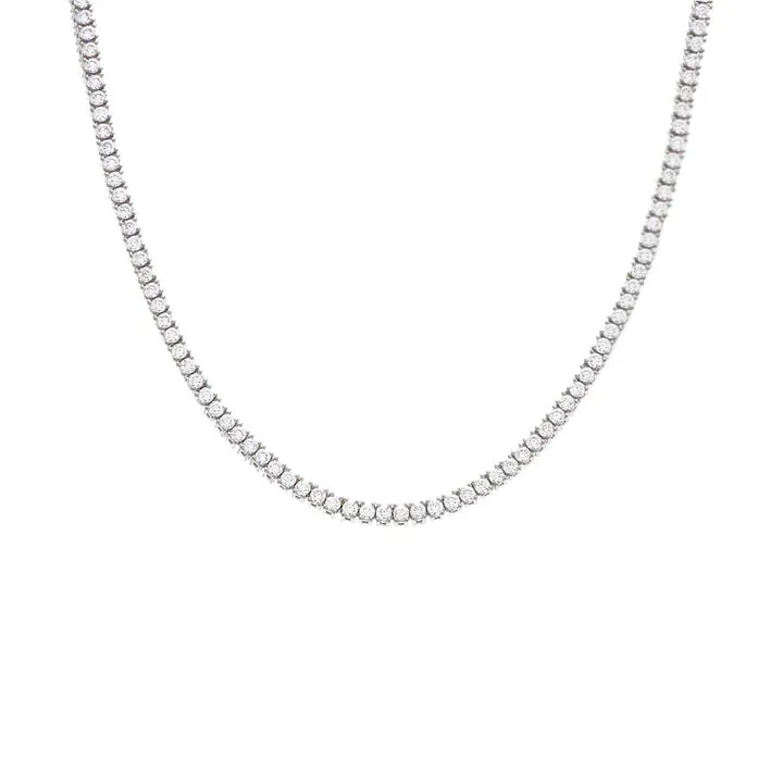 CZ Simple Tennis Necklace