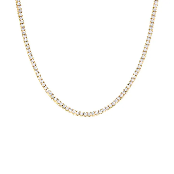 CZ Simple Tennis Necklace