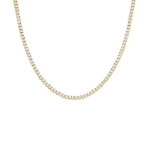 CZ Simple Tennis Necklace
