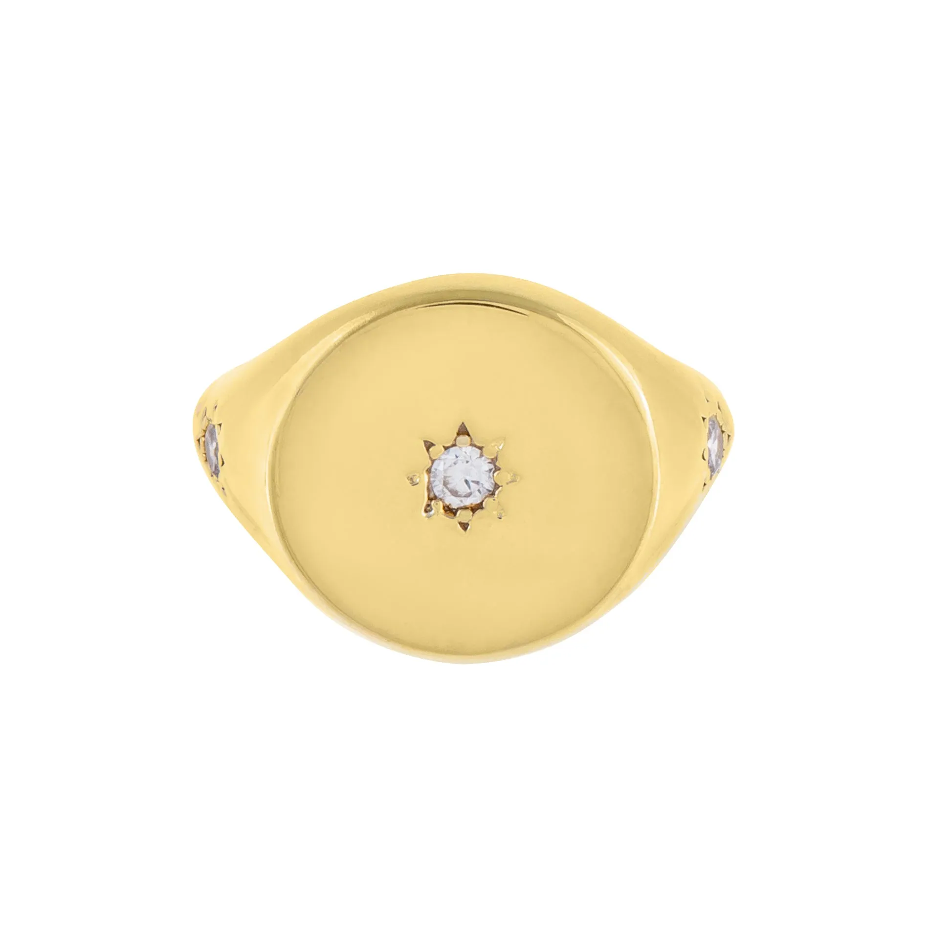 CZ Starburst Ring