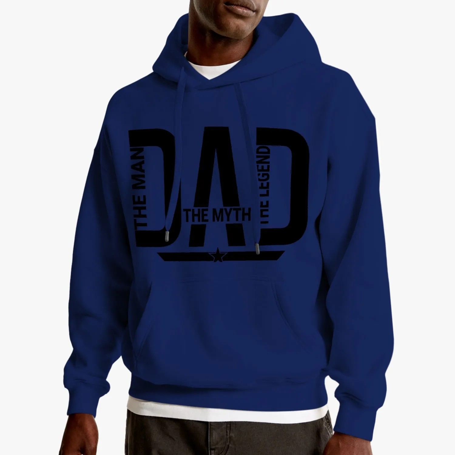 DAD the man the myth the legend Unisex Fleece Hoodie